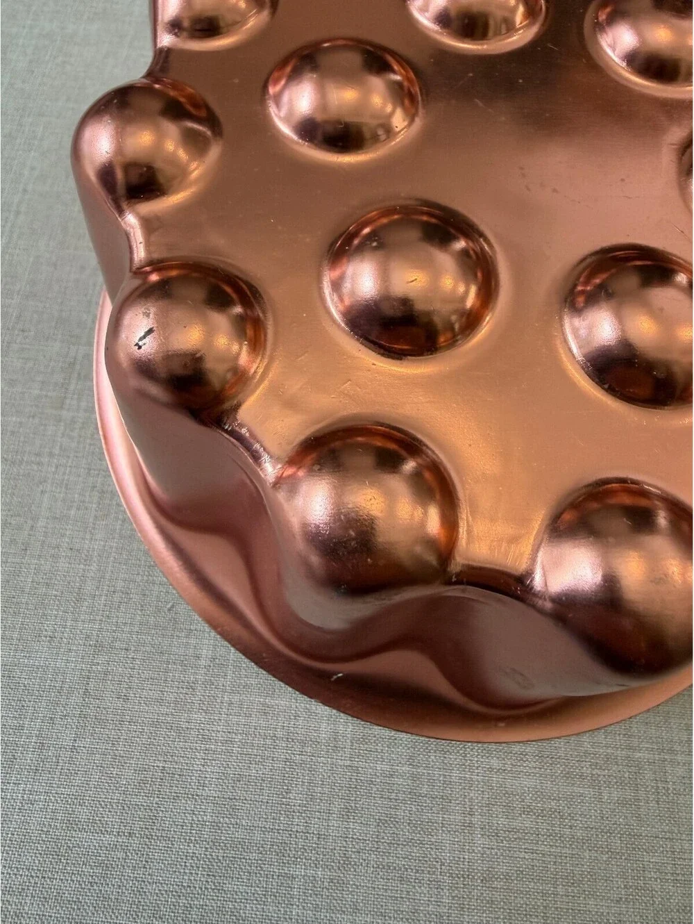 Vintage Copper Mold Round Bubble Design Wall Hanging Decor